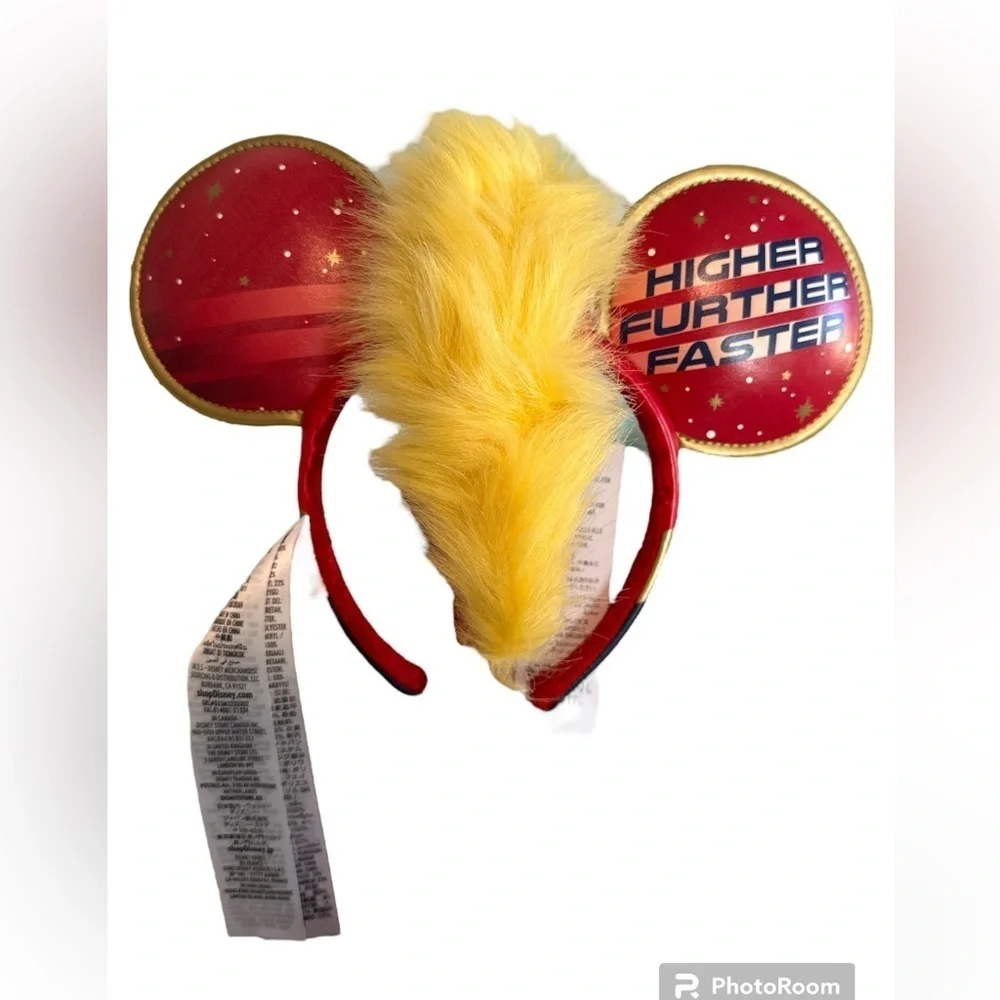 Disney Parks Captain Marvel Ear Headband WITH MOHAWK New with tags - Picture 4 of 4